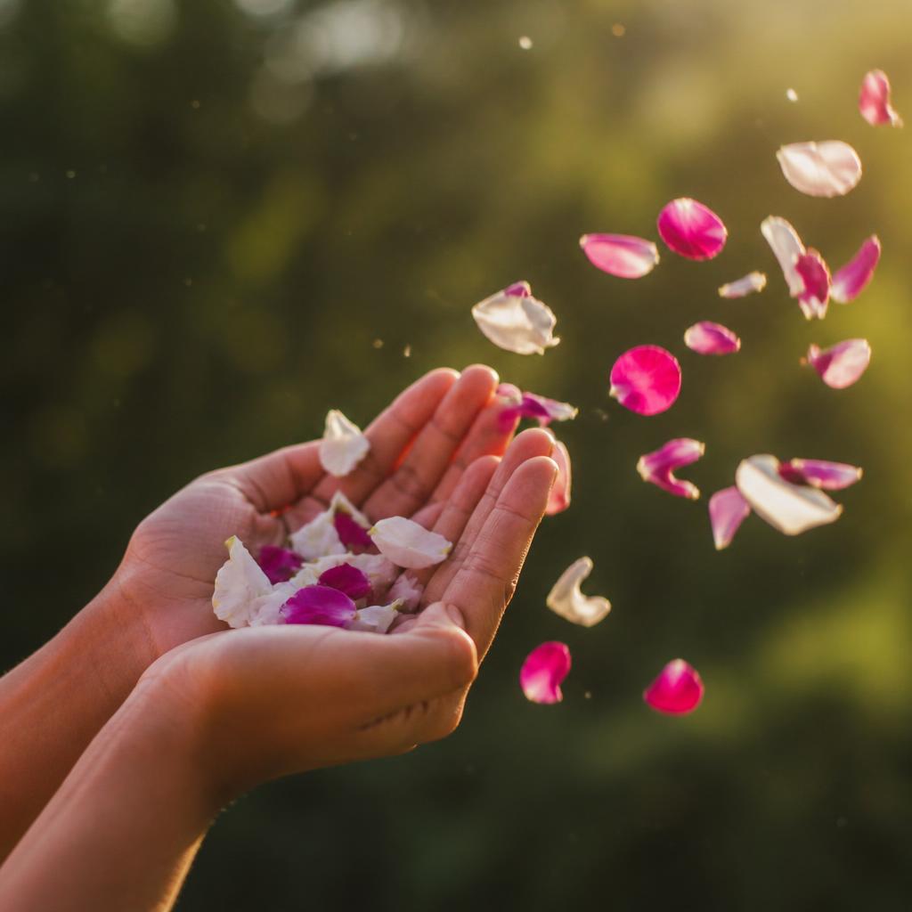 RELEASE + RECEIVE, Put something down and welcome something new.